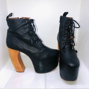 FINAL DROP Jeffrey Campbell Lela Platform Boots